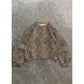 Leopard Hoodies Women Y2k Oversized