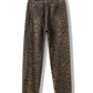 Leopard Print Jeans High Waisted